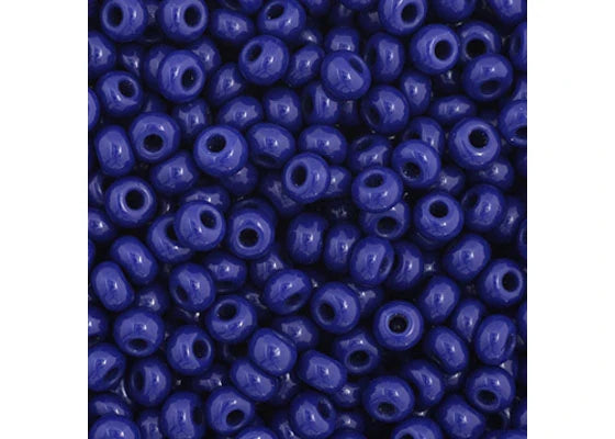 50 - 11/0 Vial Opaque Dark Royal Blue