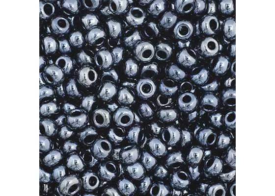 122 - 11/0 Vial Metallic Gunmetal