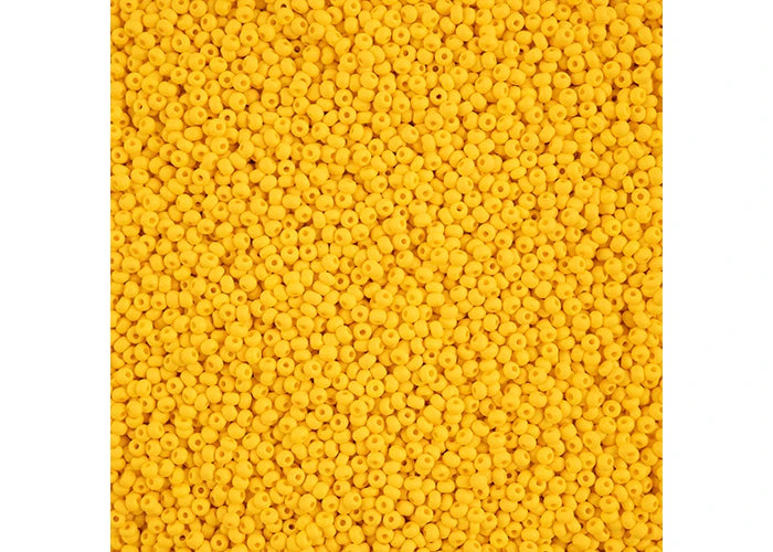 11/0 PermaLux Dyed Chalk Dark Yellow Matt 298
