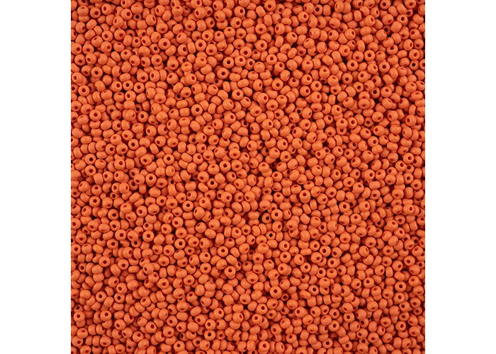 11/0 PermaLux Dyed Chalk Orange Matt 296