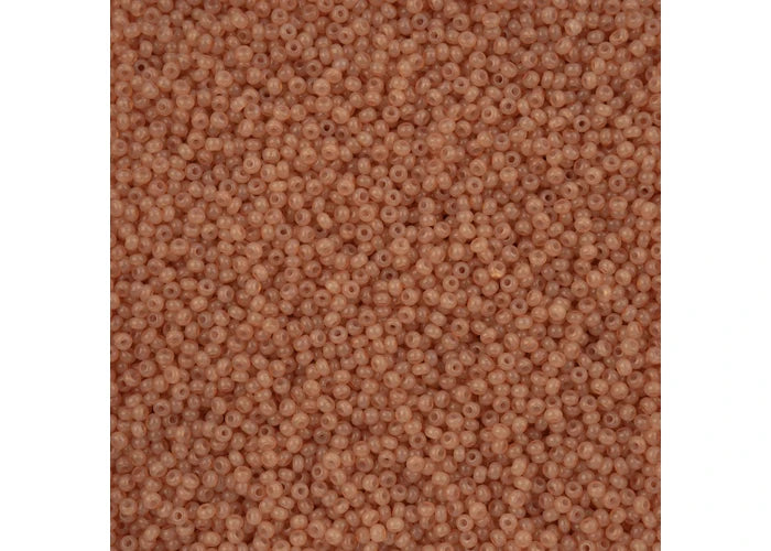 221 - 11/0 Vial Alabaster Light Brown Solgel
