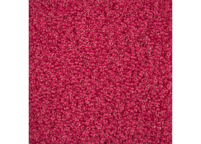 669 - 11/0 Crystal C/L Terra Intensive Rose