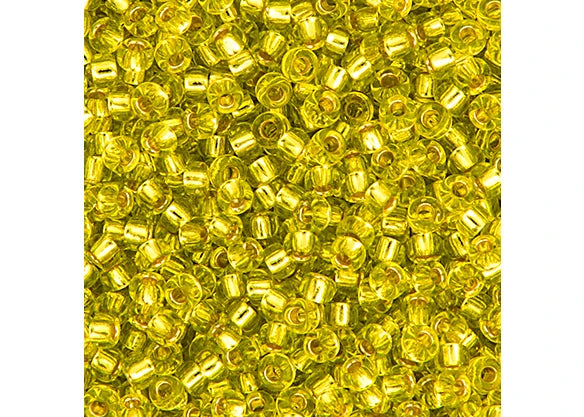 333 - Miyuki Seed Bead 11/0 Chartreuse Silver Lined