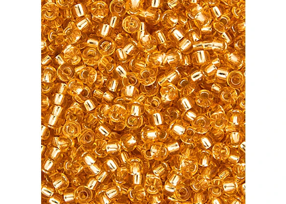 324 - Miyuki Seed Bead 11/0 Gold Silver Lined