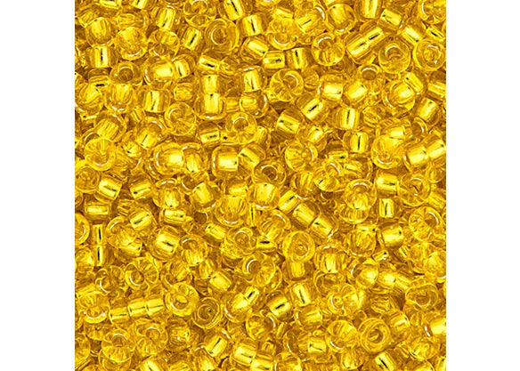 327 - Miyuki Seed Bead 11/0 Yellow Silver Lined