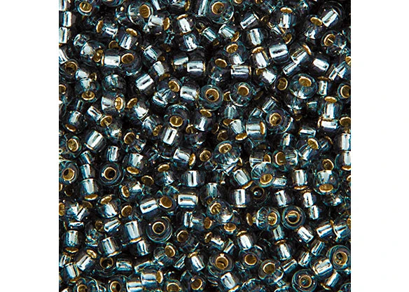 338 - Miyuki Seed Bead 11/0 Grey Silver Lined