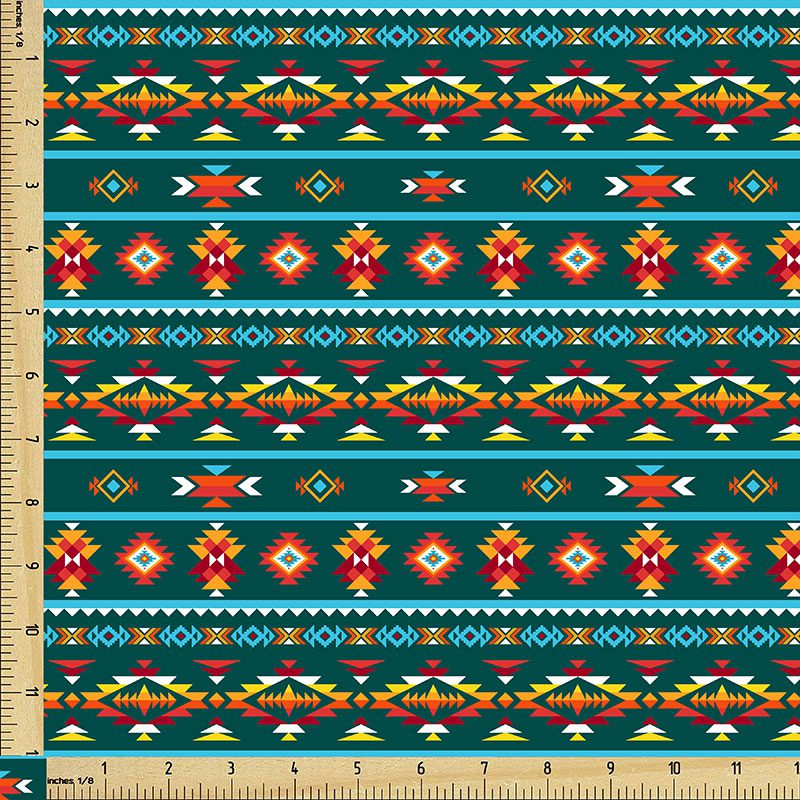 7 Lake Design – 100 % Cotton Fabric Yard