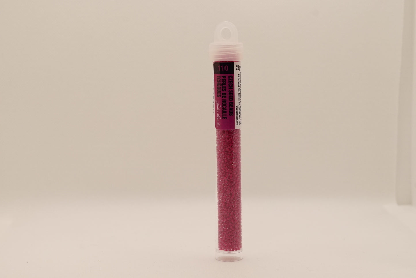 670 - 11/0 Crystal C/L Terra Intensive Pink