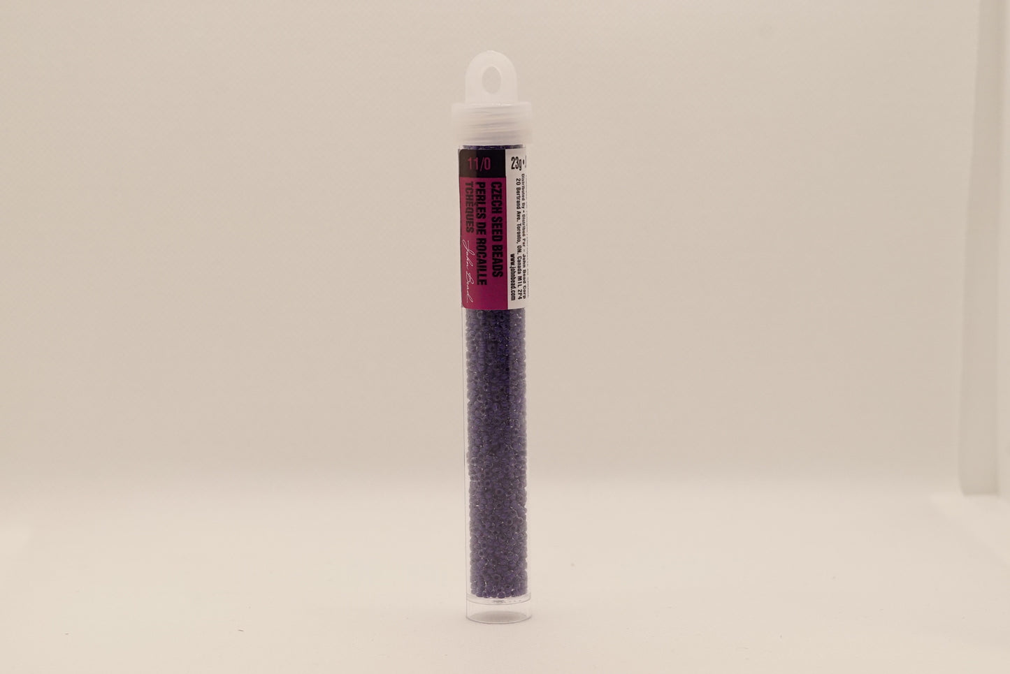 672 - 11/0 Crystal C/L Terra Intensive Purple