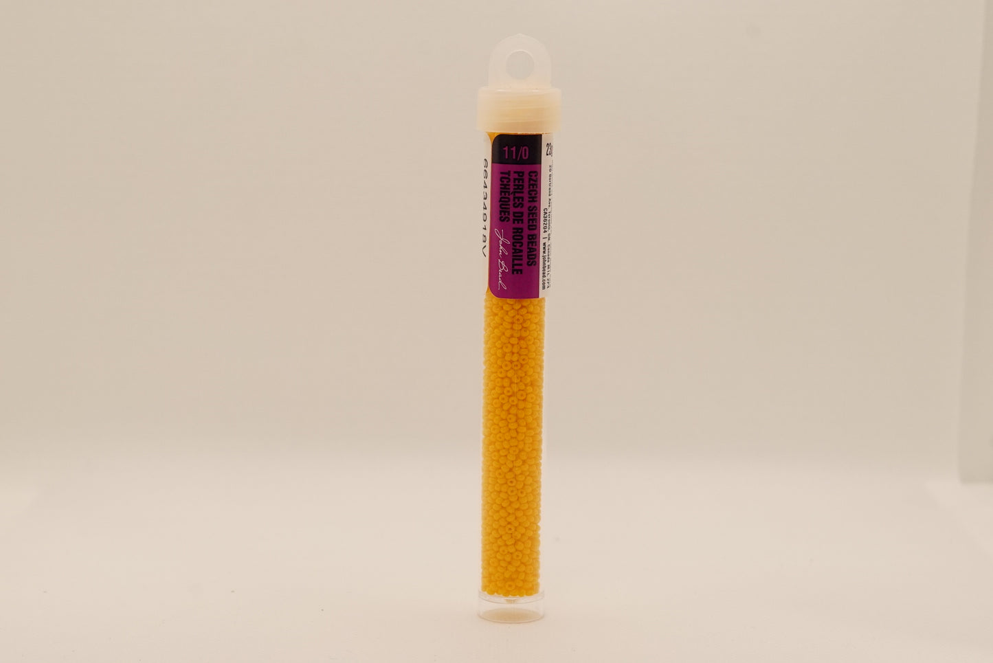 45 - 11/0 Vial Opaque Light Orange