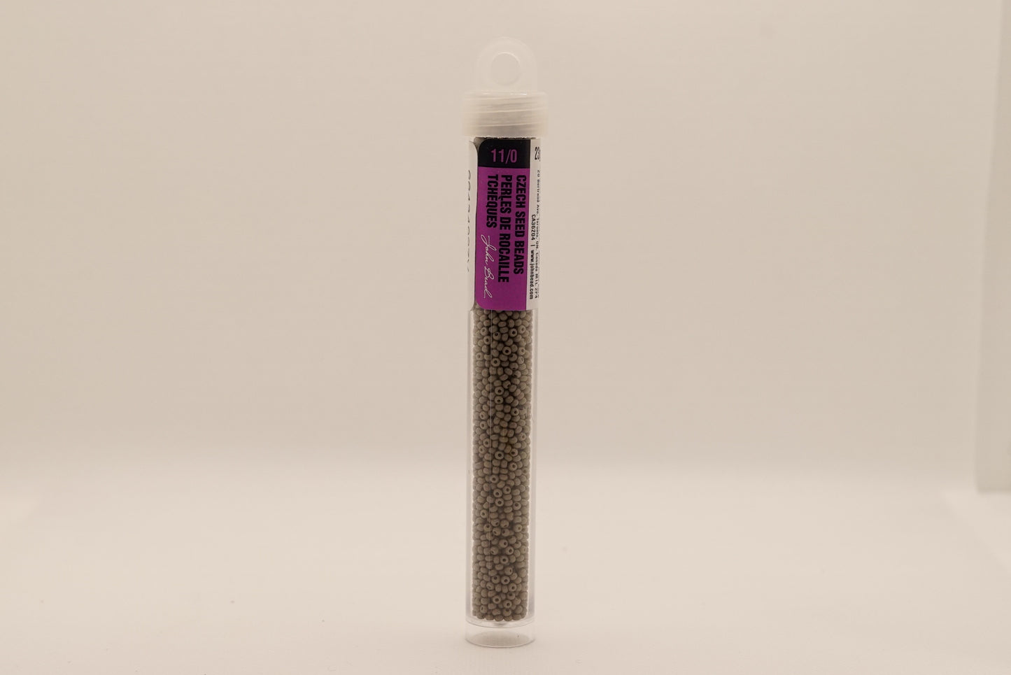 53 - 11/0 Vial Opaque Grey
