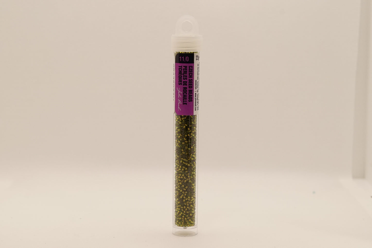 159 - 1/0 Vial Transparent Green Copperlined