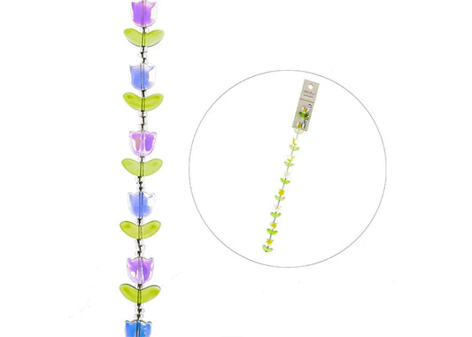 Crystal Lane Bead Strand Tulip Crystal AB