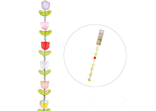 Crystal Lane Bead Strand Tulip Mix