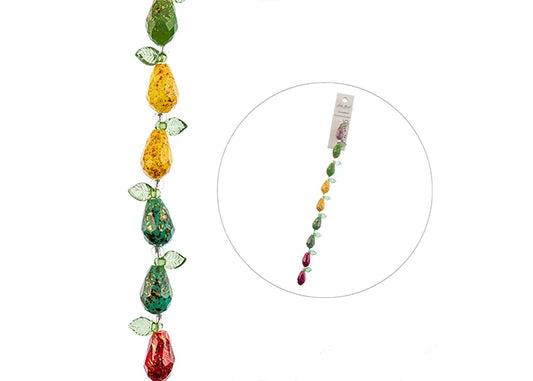 Crystal Lane Bead Strand Faceted Teardrop Mix