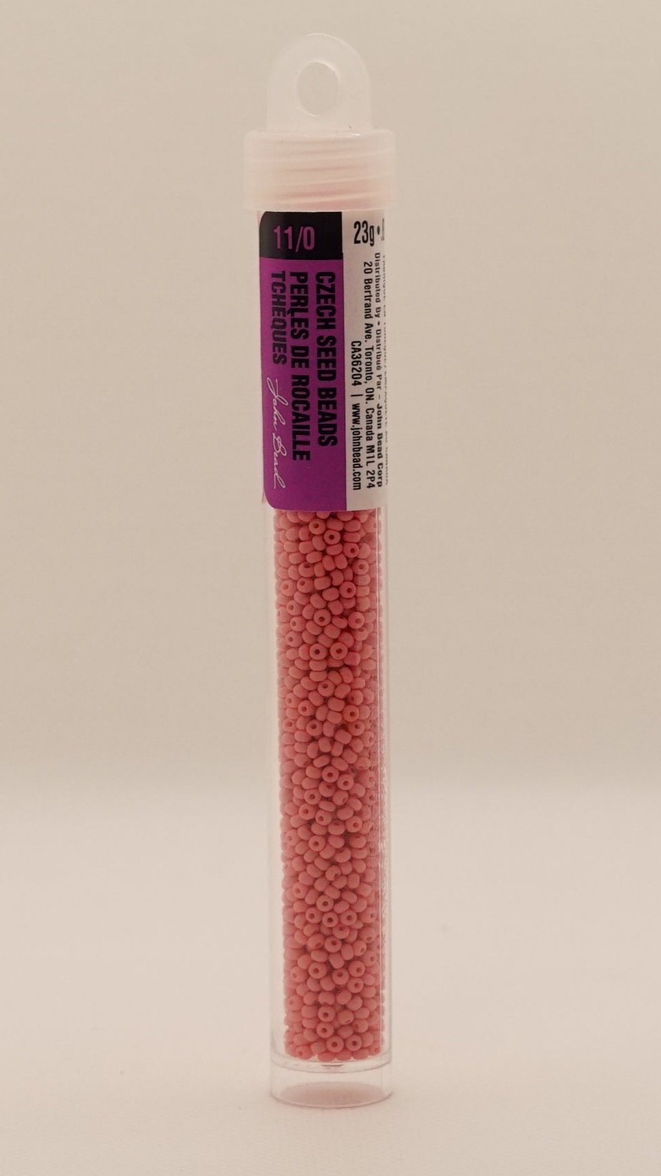 11/0 PermaLux Dyed Chalk Pink Matt 291