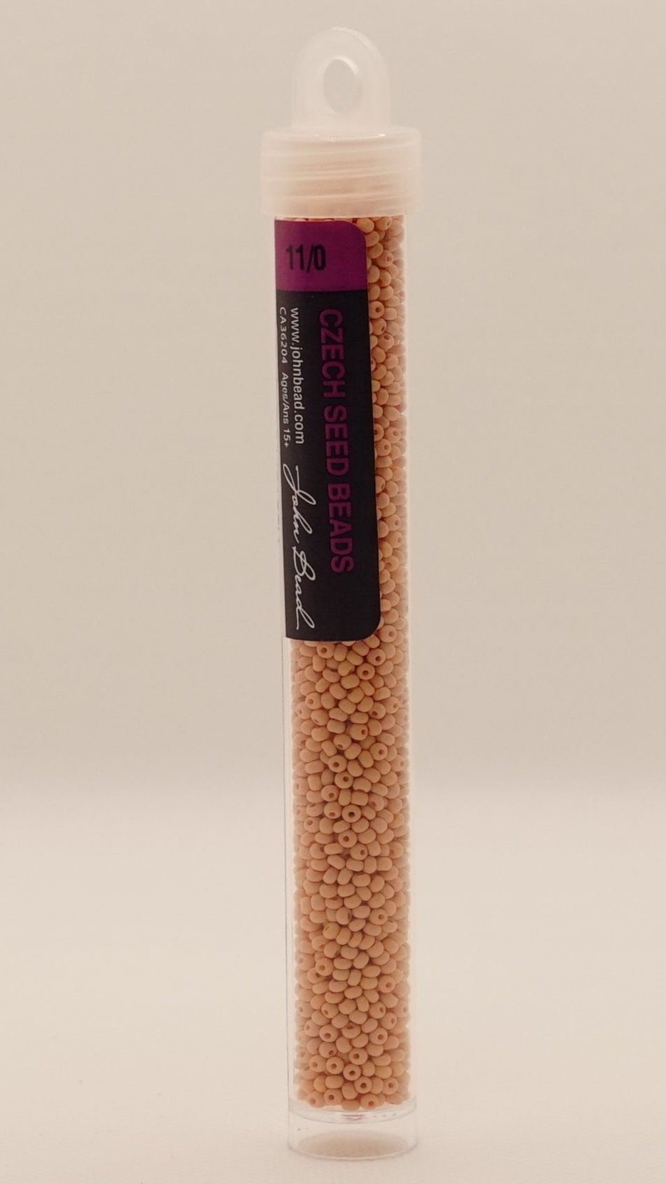 11/0 PermaLux Dyed Chalk Apricot Matt 295