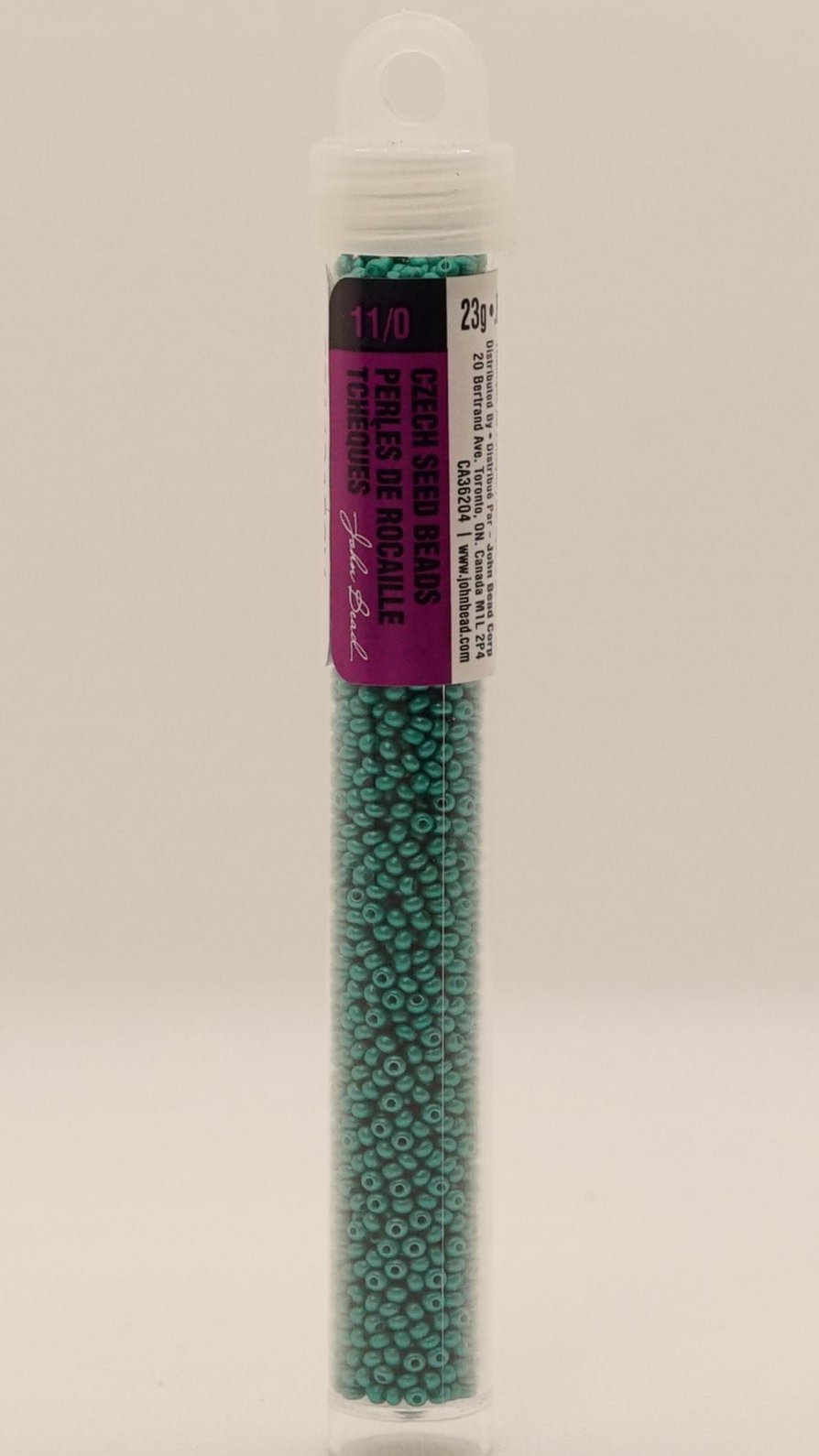 11/0 PermaLux Dyed Chalk Sea Green 305