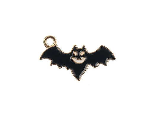 Sweet & Petite Halloween Charms 23x12mm Bat 10pcs