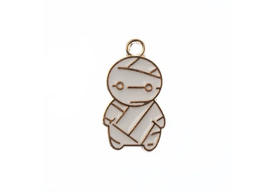 Sweet & Petite Halloween Charms 21.5x12mm Mummy 10pcs