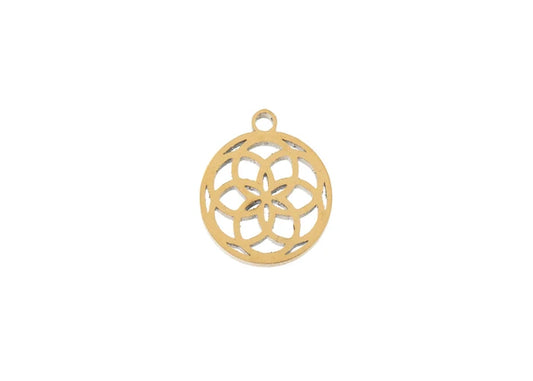 Sweet & Petite Charms Dreamcatcher Gold Plated 6pcs