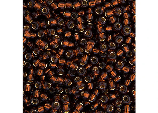 342 - Miyuki Seed Bead 11/0 Root Beer Silver Lined
