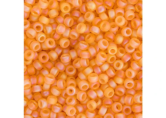 346 - Miyuki Seed Bead 11/0 Lt.Topaz Transparent AB Matte