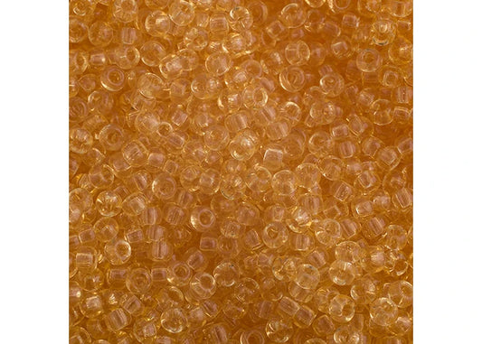 348 - Miyuki Seed Bead 11/0 Transparent Light Topaz