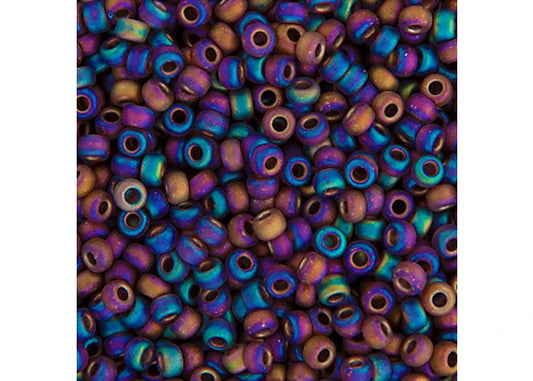 353 - Miyuki Seed Bead 11/0 Root Beer Transparent Matte AB