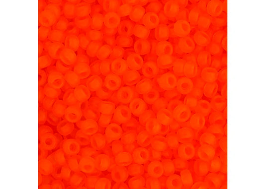 357 - Miyuki Seed Bead 11/0 Orange Transparent Matte
