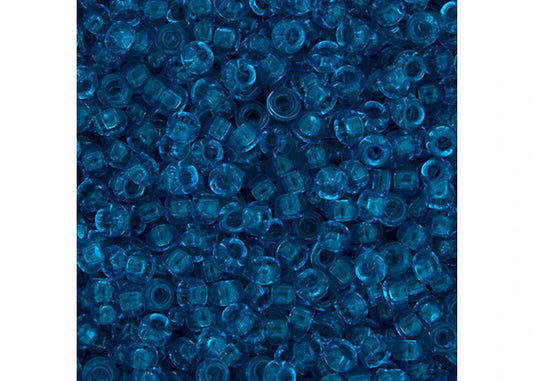 358 - Miyuki Seed Bead 11/0 Capri Blue Transparent