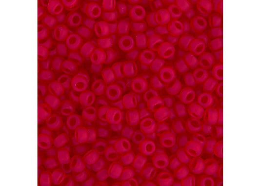 360 - Miyuki Seed Bead 11/0 Ruby Transparent Matte