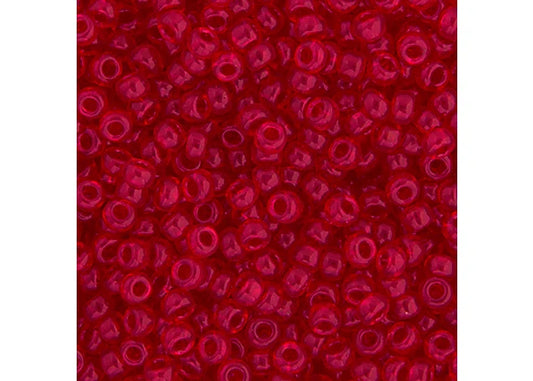 361 - Miyuki Seed Bead 11/0 Ruby Transparent