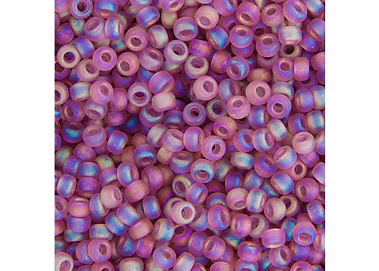 362 - Miyuki Seed Bead 11/0 Smoky Amethyst AB Matte Tr.