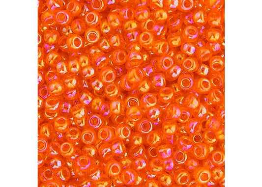 383 - Miyuki Seed Bead 11/0 Lt.Orange Transparent AB