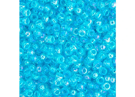387 - Miyuki Seed Bead 11/0 Dark Aqua Transparent AB