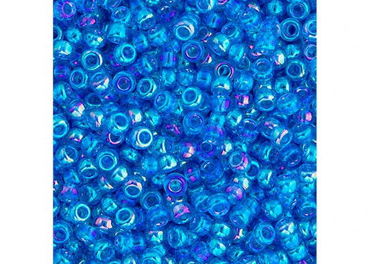 388 - Miyuki Seed Bead 11/0 Blue Azure Transparent AB