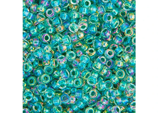 389 - Miyuki Seed Bead 11/0 Seagreen AB Lined-Dyed