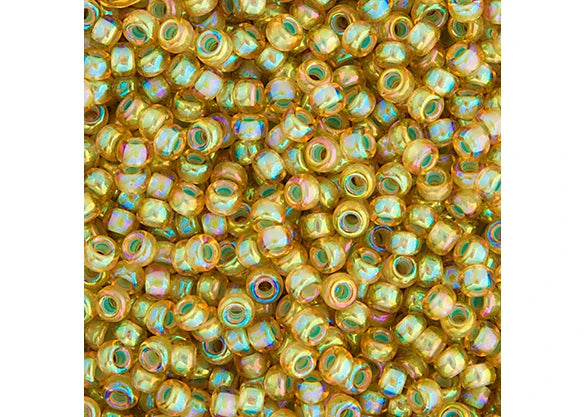403 - Miyuki Seed Bead 11/0 Lt.Topaz PaleBlue Lined Luster