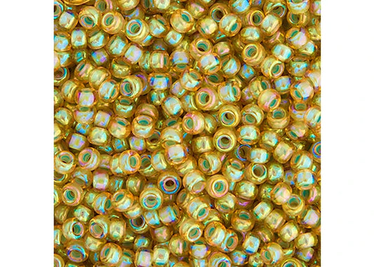 403 - Miyuki Seed Bead 11/0 Lt.Topaz PaleBlue Lined Luster