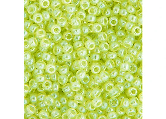 410 - Miyuki Seed Bead 11/0 Pale Moss Green Luster