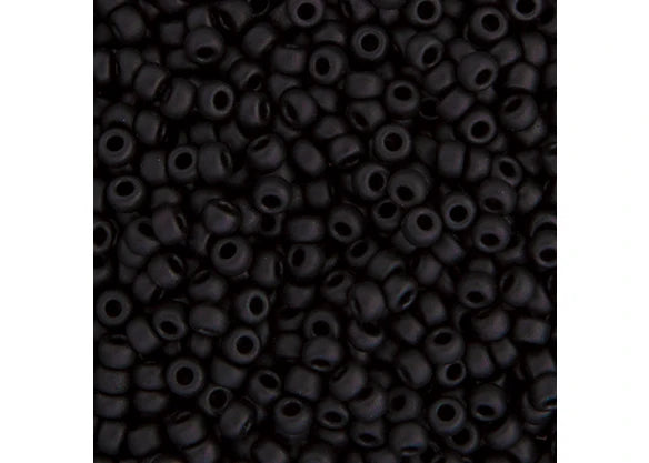 413 - Miyuki Seed Bead 11/0 Black Matte