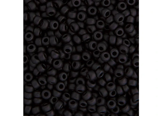 413 - Miyuki Seed Bead 11/0 Black Matte