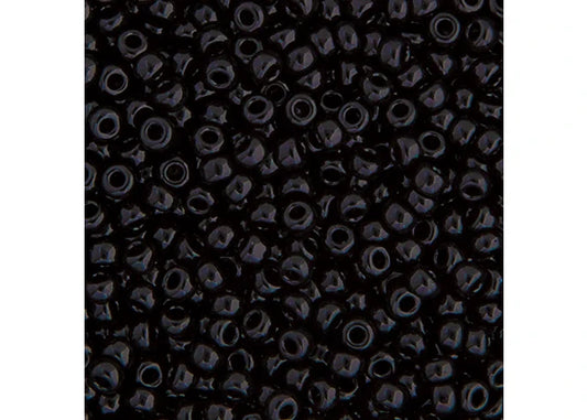 414 - Miyuki Seed Bead 11/0 Black Opaque