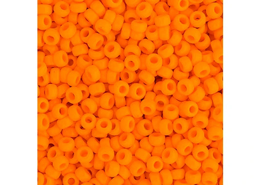 418 - Miyuki Seed Bead 11/0 Orange Mandarin Opaque