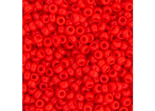 420 - Miyuki Seed Bead 11/0 Red Vermillion Opaque