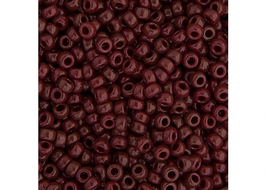 422 - Miyuki Seed Bead 11/0 Chocolate Brown Opaque