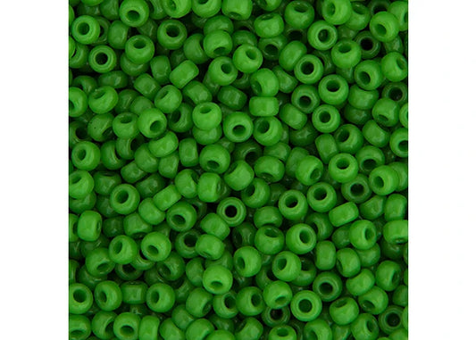 423 - Miyuki Seed Bead 11/0 Green Pea Opaque