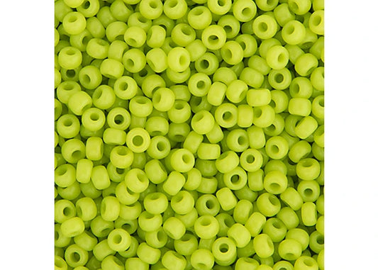 428 - Miyuki Seed Bead 11/0 Chartreuse Opaque
