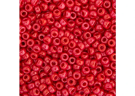 430 - Miyuki Seed Bead 11/0 Red Opaque Luster